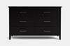 Ivydale 6 Drawer Lowboy - Ash