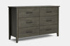 Ivydale 6 Drawer Lowboy - Pine