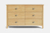 Ivydale 6 Drawer Lowboy - Pine