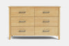Ivydale 6 Drawer Lowboy - Pine