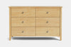 Ivydale 6 Drawer Lowboy - Pine