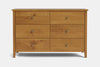 Ivydale 6 Drawer Lowboy - Pine
