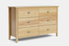 Ivydale 6 Drawer Lowboy - Ash