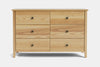 Ivydale 6 Drawer Lowboy - Ash