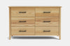 Ivydale 6 Drawer Lowboy - Ash