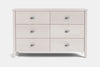 Ivydale 6 Drawer Lowboy - Ash