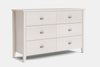 Ivydale 6 Drawer Lowboy - Ash