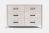 Ivydale 6 Drawer Lowboy - Ash