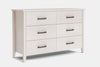 Ivydale 6 Drawer Lowboy - Ash