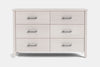 Ivydale 6 Drawer Lowboy - Ash