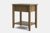 Ivydale Wide 1 Drawer Bedside Table - Ash