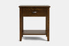 Ivydale Wide 1 Drawer Bedside Table - Ash