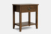 Ivydale Wide 1 Drawer Bedside Table - Ash