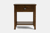 Ivydale Wide 1 Drawer Bedside Table - Ash