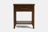 Ivydale Wide 1 Drawer Bedside Table - Ash