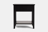 Ivydale Wide 1 Drawer Bedside Table - Ash
