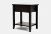 Ivydale Wide 1 Drawer Bedside Table - Ash