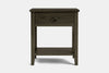 Ivydale Wide 1 Drawer Bedside Table - Ash