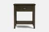 Ivydale Wide 1 Drawer Bedside Table - Ash