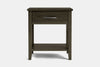 Ivydale Wide 1 Drawer Bedside Table - Ash