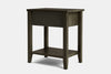 Ivydale Wide 1 Drawer Bedside Table - Ash