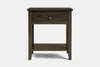 Ivydale Wide 1 Drawer Bedside Table - Ash