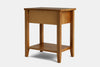Ivydale Wide 1 Drawer Bedside Table - Ash