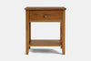 Ivydale Wide 1 Drawer Bedside Table - Ash