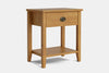 Ivydale Wide 1 Drawer Bedside Table - Pine