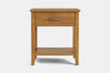 Ivydale Wide 1 Drawer Bedside Table - Pine