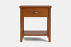 Ivydale Wide 1 Drawer Bedside Table - Pine