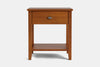 Ivydale Wide 1 Drawer Bedside Table - Pine