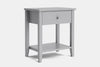 Ivydale Wide 1 Drawer Bedside Table - Pine