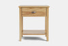 Ivydale Wide 1 Drawer Bedside Table - Ash