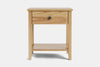 Ivydale Wide 1 Drawer Bedside Table - Ash
