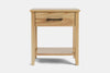 Ivydale Wide 1 Drawer Bedside Table - Ash