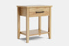 Ivydale Wide 1 Drawer Bedside Table - Ash