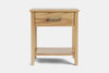 Ivydale Wide 1 Drawer Bedside Table - Ash