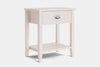 Ivydale Wide 1 Drawer Bedside Table - Ash