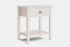 Ivydale Wide 1 Drawer Bedside Table - Ash