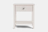 Ivydale Wide 1 Drawer Bedside Table - Ash