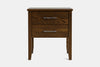 Ivydale Wide 2 Drawer Bedside Table - Ash