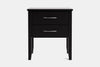 Ivydale Wide 2 Drawer Bedside Table - Ash