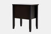 Ivydale Wide 2 Drawer Bedside Table - Ash