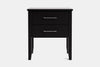 Ivydale Wide 2 Drawer Bedside Table - Ash