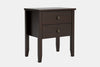 Ivydale Wide 2 Drawer Bedside Table - Pine