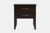 Ivydale Wide 2 Drawer Bedside Table - Pine