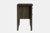 Ivydale Wide 2 Drawer Bedside Table - Ash