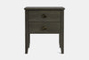 Ivydale Wide 2 Drawer Bedside Table - Pine