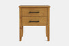 Ivydale Wide 2 Drawer Bedside Table - Pine